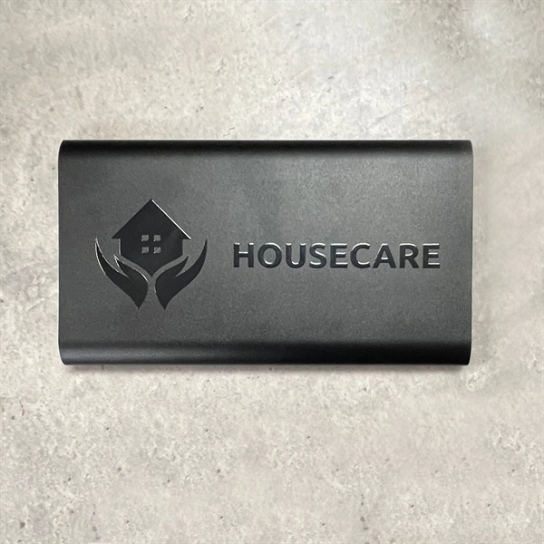 Turquoise 4000mAh Aluminum Power Bank - Turquoise 4000mAh Aluminum Power Bank - Image 3 of 5