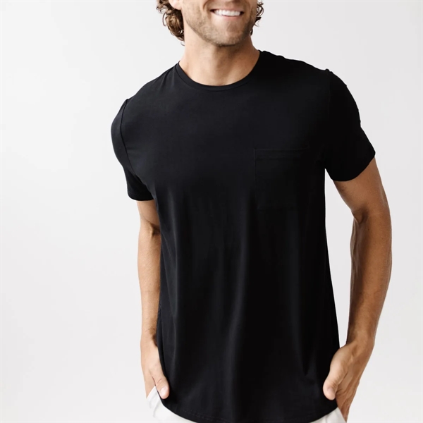 Men's Stretch-Knit Bamboo Lounge Tee - Men's Stretch-Knit Bamboo Lounge Tee - Image 1 of 5