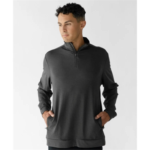 Men's Ultra-Soft Quarter Zip Pullover - Men's Ultra-Soft Quarter Zip Pullover - Image 1 of 2