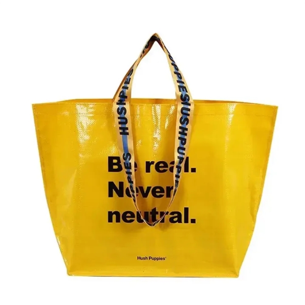 Promotional Laminated PP Woven Shopping Bag - Promotional Laminated PP Woven Shopping Bag - Image 0 of 2