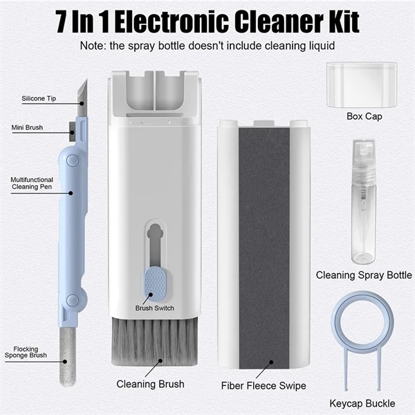 7 in 1 Electronic Cleaner Kit - 7 in 1 Electronic Cleaner Kit - Image 1 of 3