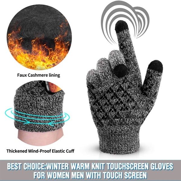 Winter Warm Touchscreen Gloves For Men And Women - Winter Warm Touchscreen Gloves For Men And Women - Image 2 of 4