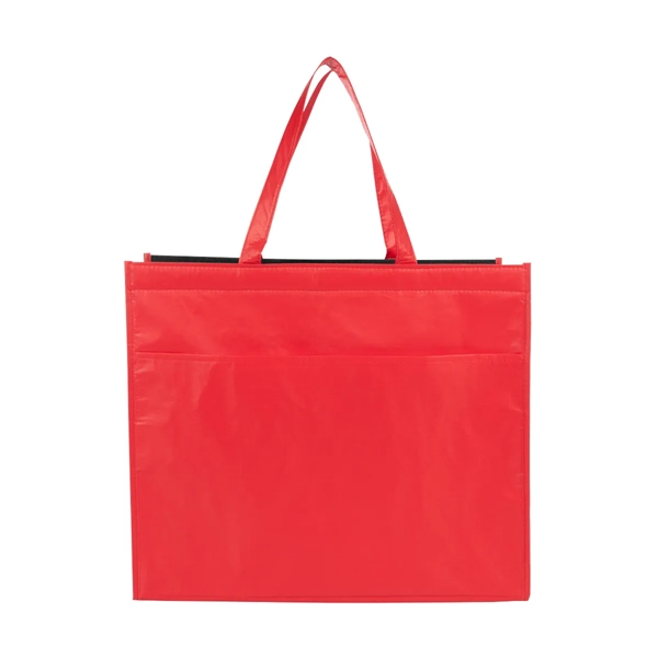 Matte Cooler Tote Bag With 100% RPET Material - Matte Cooler Tote Bag With 100% RPET Material - Image 10 of 11