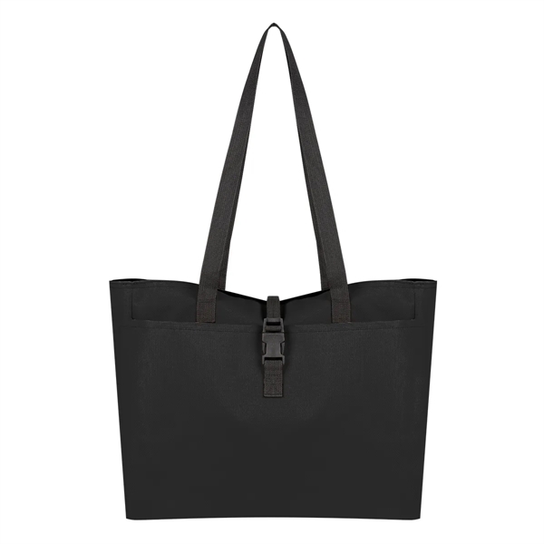 Bianca Buckle Tote Bag - Bianca Buckle Tote Bag - Image 2 of 12