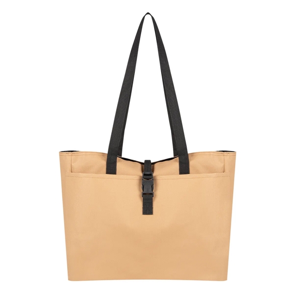 Bianca Buckle Tote Bag - Bianca Buckle Tote Bag - Image 8 of 12