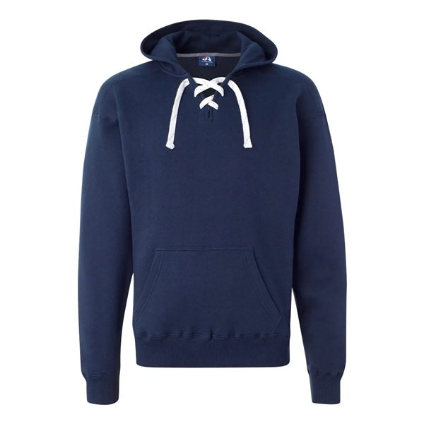 J. America Men's Sport Lace Hooded Sweatshirt - J. America Men's Sport Lace Hooded Sweatshirt - Image 25 of 26