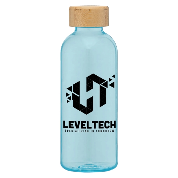 Strom - 22 oz. RPET Water Bottle - Bamboo Lid - Silkscreen - Strom - 22 oz. RPET Water Bottle - Bamboo Lid - Silkscreen - Image 1 of 4