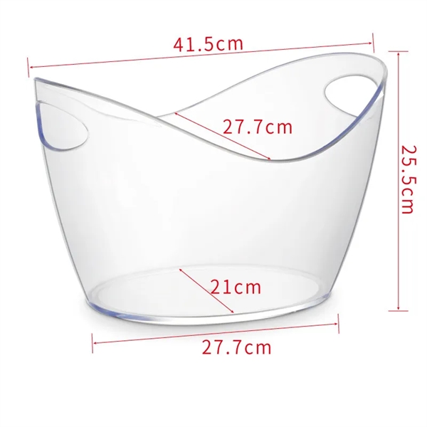 12L Plastic Ice Bucket - 12L Plastic Ice Bucket - Image 2 of 2