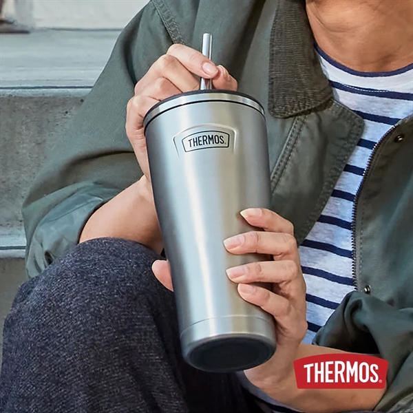 Thermos® ICON SS Tumbler w/ Straw - 25oz - Thermos® ICON SS Tumbler w/ Straw - 25oz - Image 5 of 10