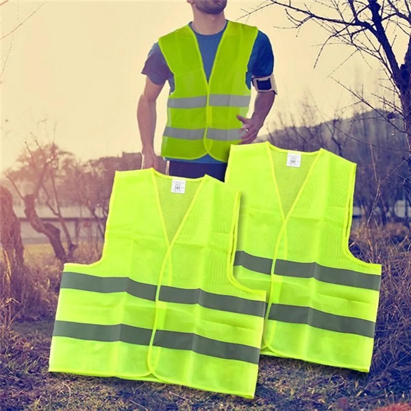 Safety Warning Reflective Vest - Safety Warning Reflective Vest - Image 1 of 3