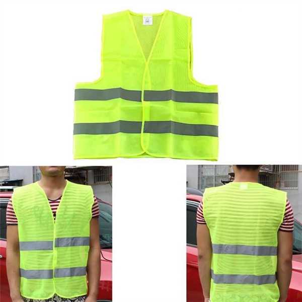 Safety Warning Reflective Vest - Safety Warning Reflective Vest - Image 2 of 3