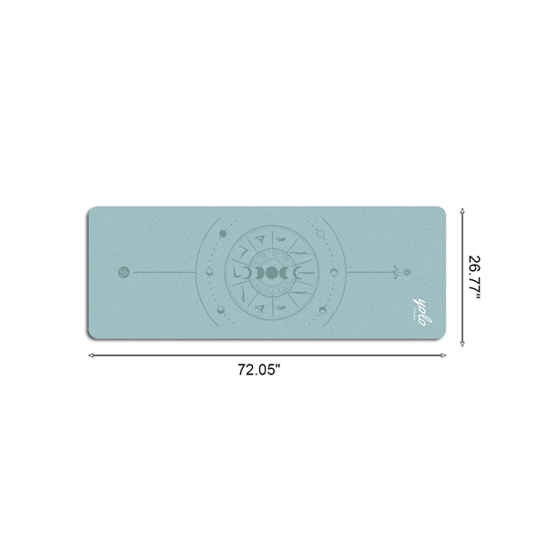 MOQ 60 Full Custom Premium Professional PU Yoga mat