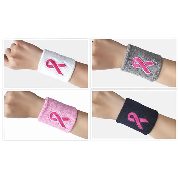 Pink Breast Cancer Awareness Wristbands - Pink Breast Cancer Awareness Wristbands - Image 1 of 5
