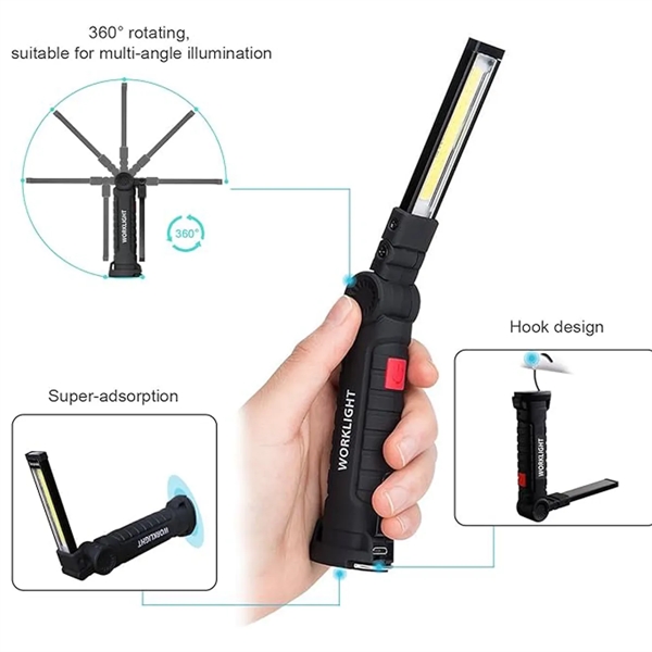 Rechargeable LED Work Lights - Rechargeable LED Work Lights - Image 2 of 5
