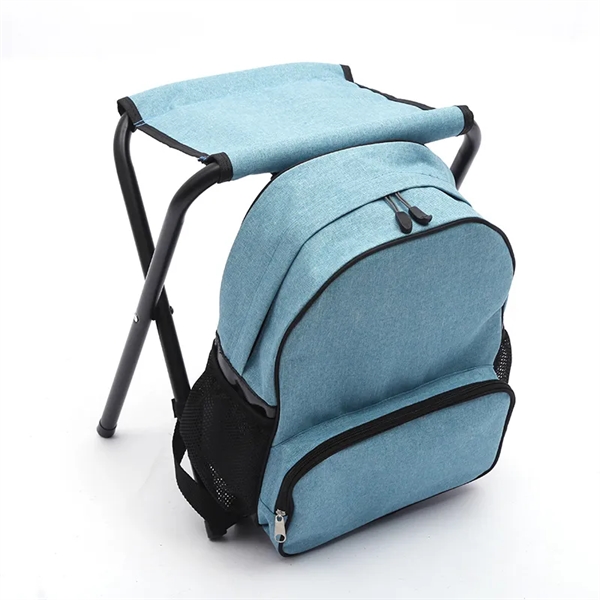 Detachable backpack folding stool custom printed logo - Detachable backpack folding stool custom printed logo - Image 1 of 5