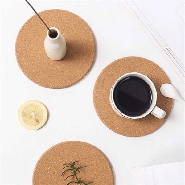 Cork Coasters High Density Heat Resistant Sustainable - Cork Coasters High Density Heat Resistant Sustainable - Image 2 of 5