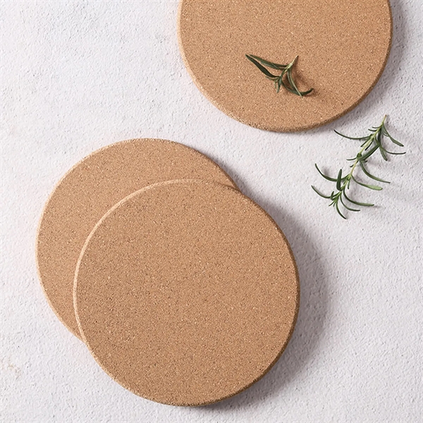 Cork Coasters High Density Heat Resistant Sustainable - Cork Coasters High Density Heat Resistant Sustainable - Image 5 of 5