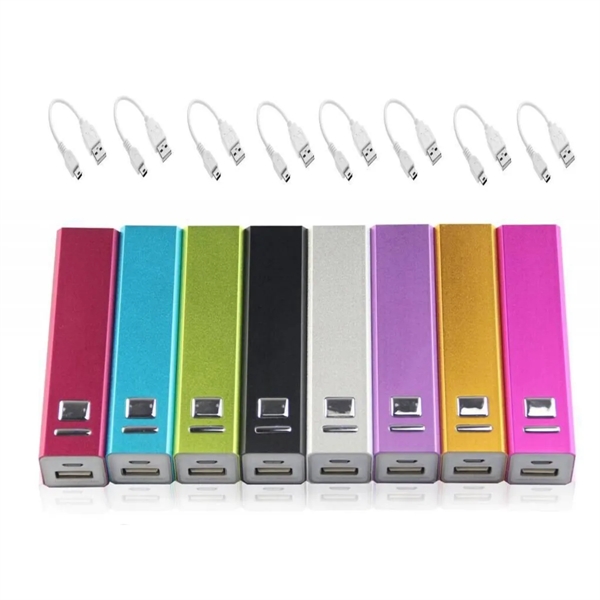 2600mAh Portable External Power Bank Battery Charger Metal - 2600mAh Portable External Power Bank Battery Charger Metal - Image 5 of 5