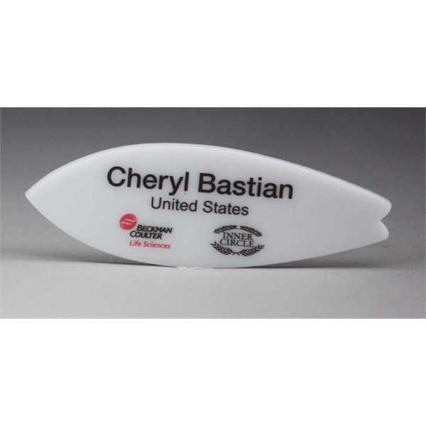 1" x 3" - Acrylic Name Tags or Badges - Custom Shapes - 1" x 3" - Acrylic Name Tags or Badges - Custom Shapes - Image 1 of 1