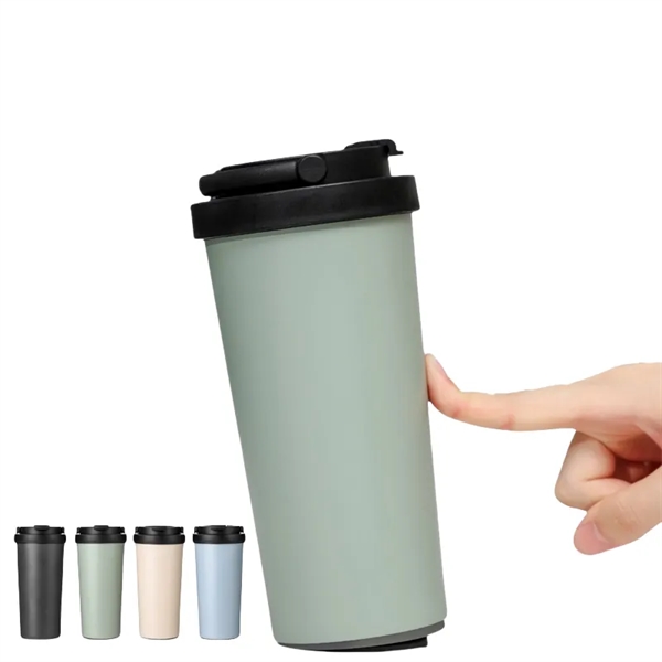 14 oz Stainless Steel Insulated Suction Tumbler With Handle - 14 oz Stainless Steel Insulated Suction Tumbler With Handle - Image 5 of 9