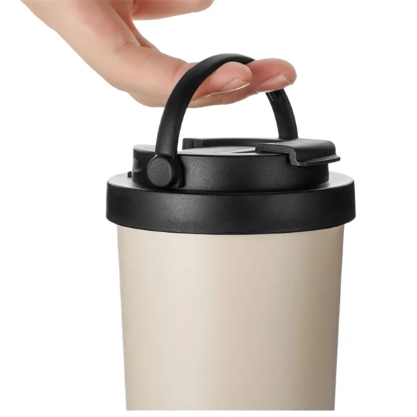 14 oz Stainless Steel Insulated Suction Tumbler With Handle - 14 oz Stainless Steel Insulated Suction Tumbler With Handle - Image 7 of 9