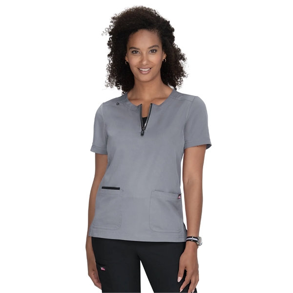 koi - Lite Stretch - Women's 3-Pocket Zipper-Neck Perform... - koi - Lite Stretch - Women's 3-Pocket Zipper-Neck Perform... - Image 0 of 0