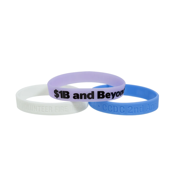 1/2" Rush Glow-in-the-Dark Silicone Wristband - 1/2" Rush Glow-in-the-Dark Silicone Wristband - Image 0 of 0