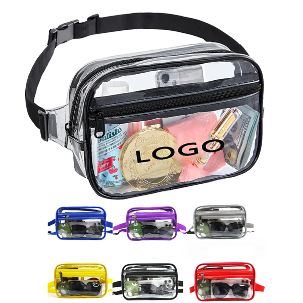 Clear Fanny Pack Fashion Belt Bag - Clear Fanny Pack Fashion Belt Bag - Image 0 of 2