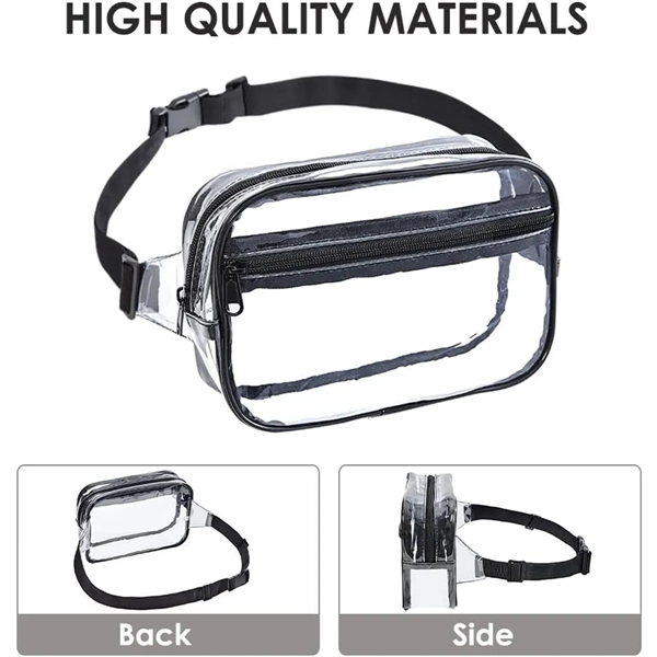 Clear Fanny Pack Fashion Belt Bag - Clear Fanny Pack Fashion Belt Bag - Image 1 of 2