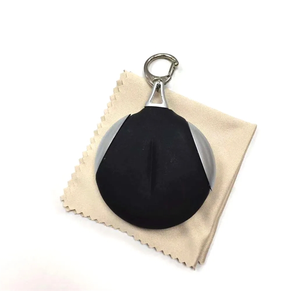 Pocket Microfiber Lens Cloth Key Chain - Pocket Microfiber Lens Cloth Key Chain - Image 2 of 3