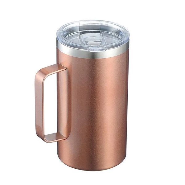 24 oz Stainless Steel Double Wall Vacuum Insulated Tumbler w - 24 oz Stainless Steel Double Wall Vacuum Insulated Tumbler w - Image 2 of 5
