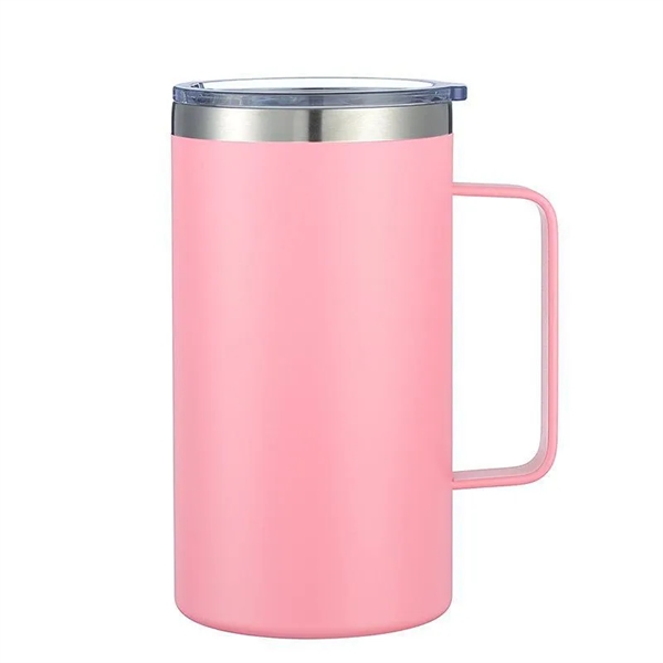 24 oz Stainless Steel Double Wall Vacuum Insulated Tumbler w - 24 oz Stainless Steel Double Wall Vacuum Insulated Tumbler w - Image 3 of 5
