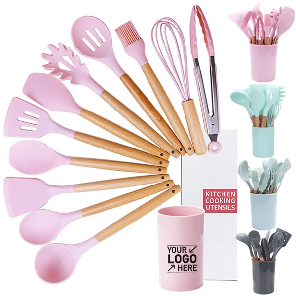 Silicone Cooking Utensils Set - Silicone Cooking Utensils Set - Image 0 of 4