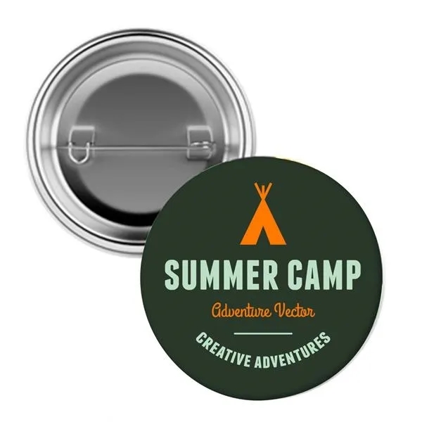 Full Color Pin Button Badge - Full Color Pin Button Badge - Image 3 of 5