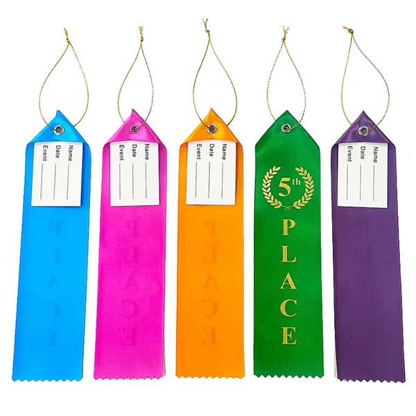 Award Ribbons Set First Place Prizes with Event Card and Rop - Award Ribbons Set First Place Prizes with Event Card and Rop - Image 3 of 5