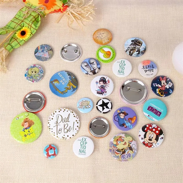 Custom Button with Pin - Custom Button with Pin - Image 0 of 3