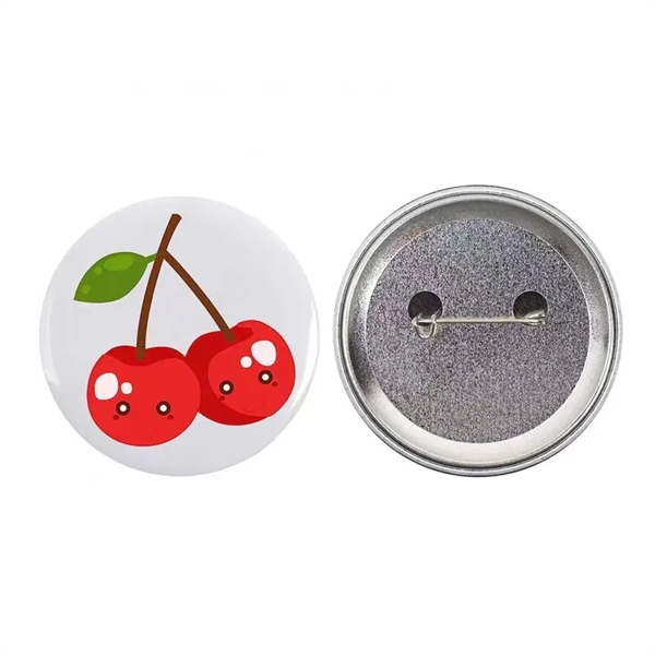 Custom Button with Pin - Custom Button with Pin - Image 1 of 3