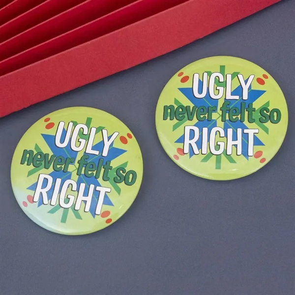 Custom Button with Pin - Custom Button with Pin - Image 3 of 4