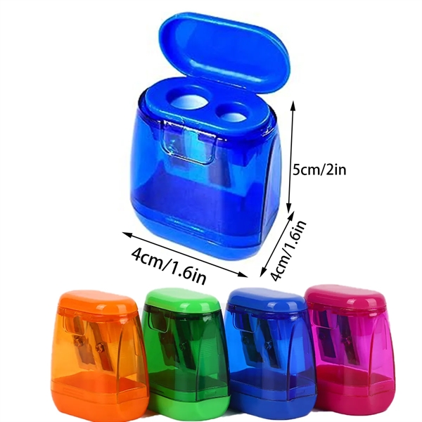 Children Double Hole Pencil Sharpener - Children Double Hole Pencil Sharpener - Image 1 of 4