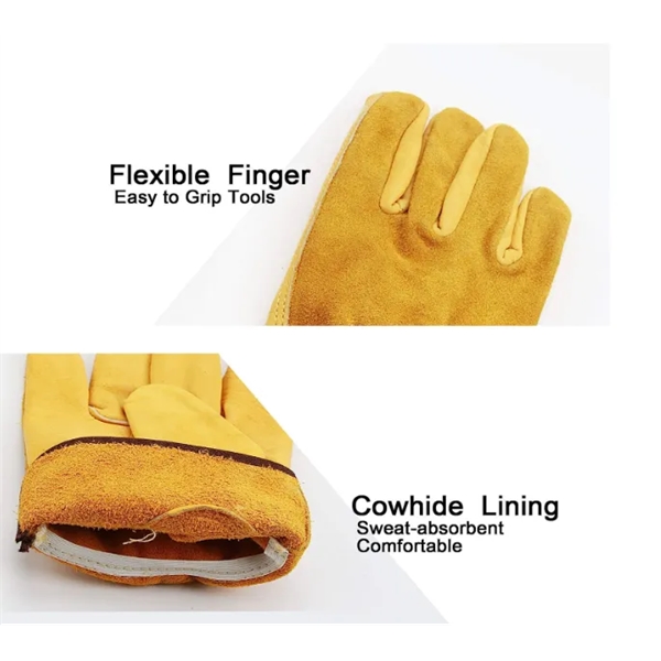 Tough Cowhide Gardening Glove - Tough Cowhide Gardening Glove - Image 3 of 3