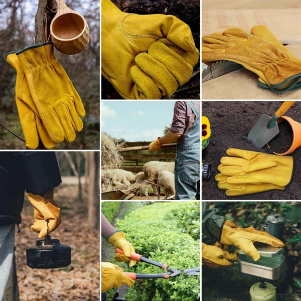 Tough Cowhide Gardening Glove - Tough Cowhide Gardening Glove - Image 2 of 3
