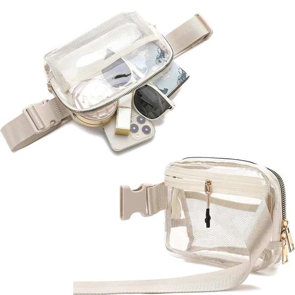 Stadium Approved Adjustable Strap Clear Belt Bag - Stadium Approved Adjustable Strap Clear Belt Bag - Image 3 of 3