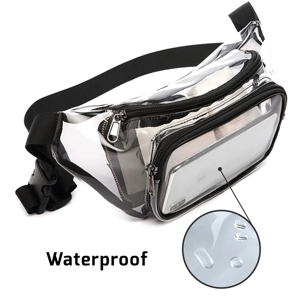 Stadium Approved Clear Fanny Pack Belt Bag - Stadium Approved Clear Fanny Pack Belt Bag - Image 2 of 2