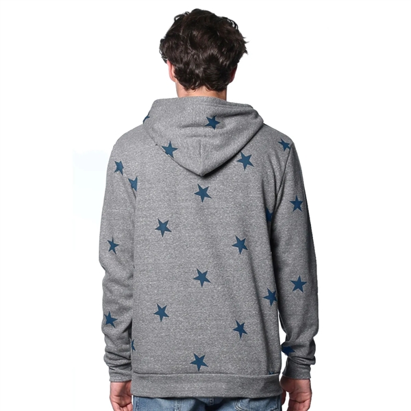 USA Made Unisex Triblend Pullover Star Hoody - USA Made Unisex Triblend Pullover Star Hoody - Image 3 of 3