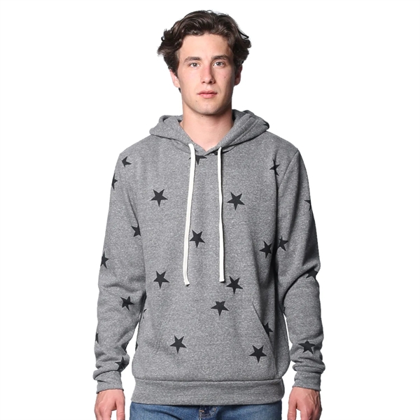 USA Made Unisex Triblend Pullover Star Hoody - USA Made Unisex Triblend Pullover Star Hoody - Image 2 of 3
