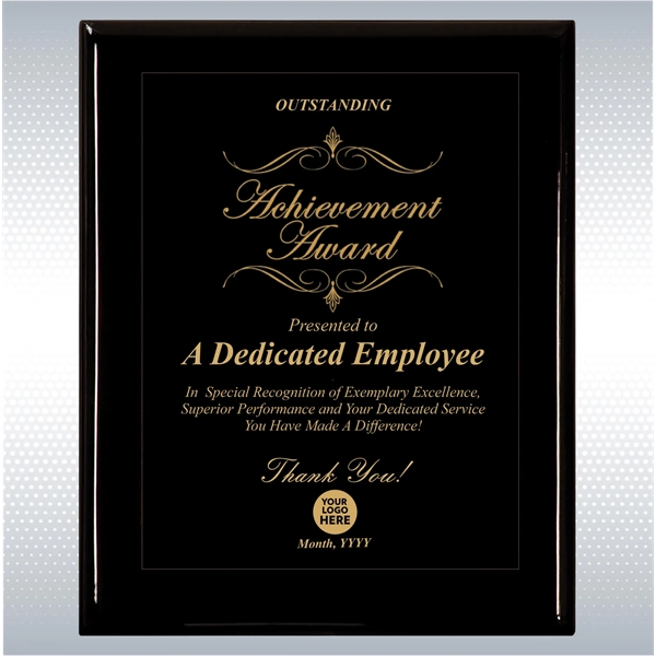 Black Piano Finish Wood Excellence, Achievement Plaque - Black Piano Finish Wood Excellence, Achievement Plaque - Image 7 of 18