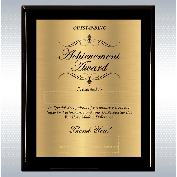 Black Piano Finish Wood Excellence, Achievement Plaque - Black Piano Finish Wood Excellence, Achievement Plaque - Image 14 of 18