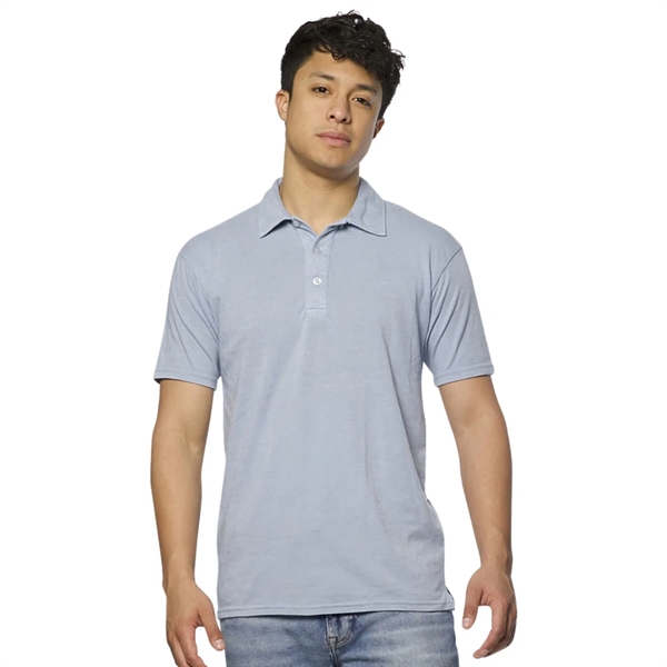 USA Made Unisex Triblend Pigment Dyed Polo - USA Made Unisex Triblend Pigment Dyed Polo - Image 2 of 4