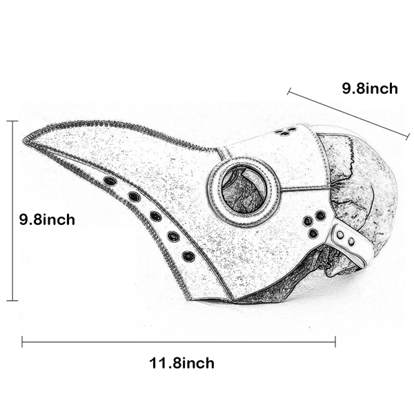 Halloween Plague Doctor Mask - Halloween Plague Doctor Mask - Image 2 of 3