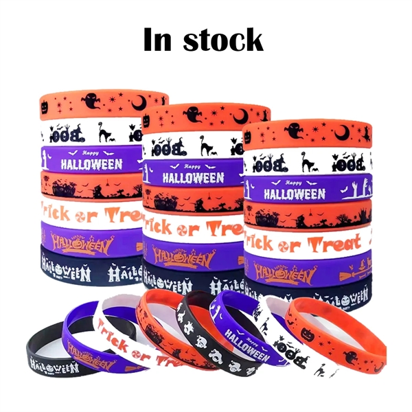 Halloween Silicone Wristbands - Halloween Silicone Wristbands - Image 2 of 4